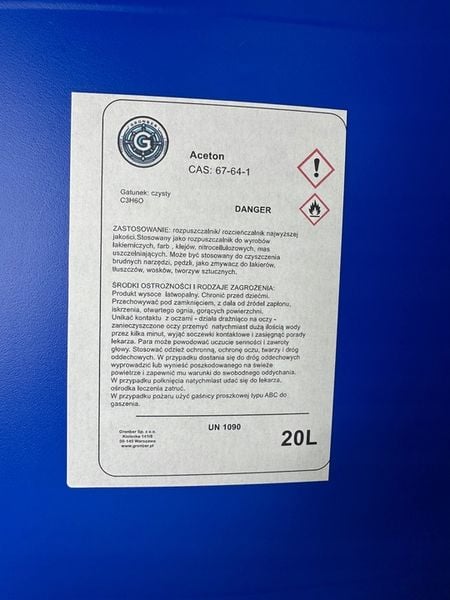 Aceton techniczny rozcieńczalnik 20l zdjęcie 2
