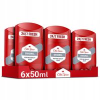 Old Spice Original Dezodorant męski w sztyfcie, 6 x 50 ml, 48h świeżości