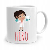 Kubek Prezent Dla Dentysty Stomatologa Me Hero Z Nadrukiem Ze Zdjęciem