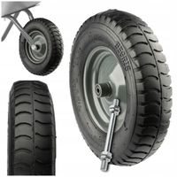 KOŁO KÓŁKO DO TACZKI TACZEK 4.00-8 400-8 400x8 8PR MOCNE Z DĘTKĄ POMPOWANE