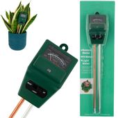 KWASOMIERZ MIERNIK TESTER PODŁOŻA PH WILGOTNOŚCI GLEBY ZIEMI SŁOŃCA 3W