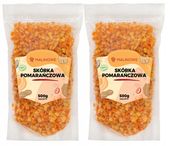 ZESTAW SKÓRKA POMARAŃCZOWA KANDYZOWANA KOSTKA 2x500g NATURALNA PREMIUM