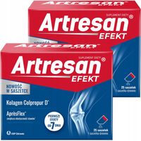 2x ARTRESAN Efekt na stawy kolagen 25 saszetek
