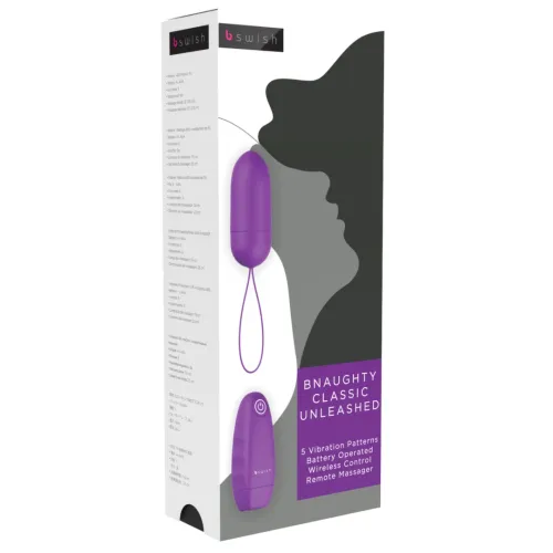 b swish bnaughty classic unleashed purple - model bezprzewodowy, 7,6 cm na Arena.pl