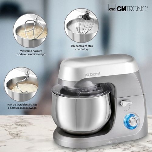 CLATRONIC PLANETARNY ROBOT KUCHENNY UGNIATARKA BLENDER MIKSER 1000W na Arena.pl