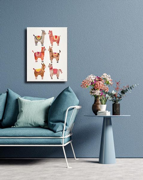 Alpacas - Obraz na płótnie 30x40 cm zdjęcie 6