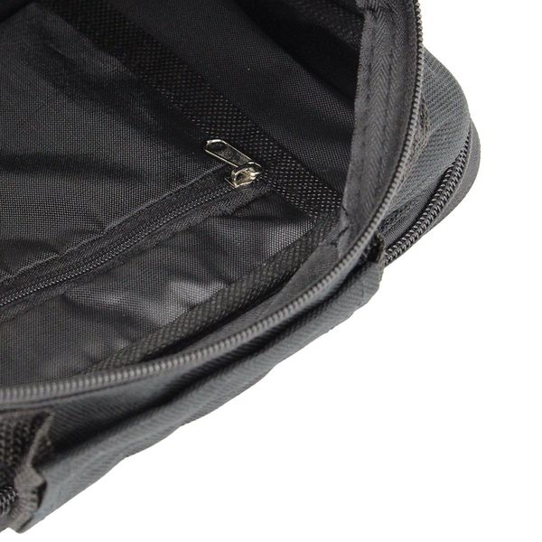 torba męska z nylonu sanchez - czarna zdjęcie 5