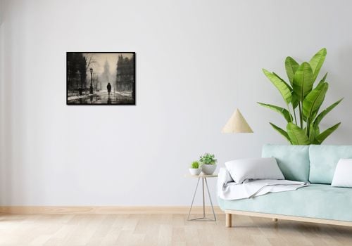 Plakat 65x50cm Mgła nad Londynem na Arena.pl