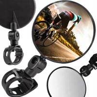Lusterko Rowerowe Do Roweru Na Kierownicę 7,5CM Na Manetkę Uchwyt Rowerowy