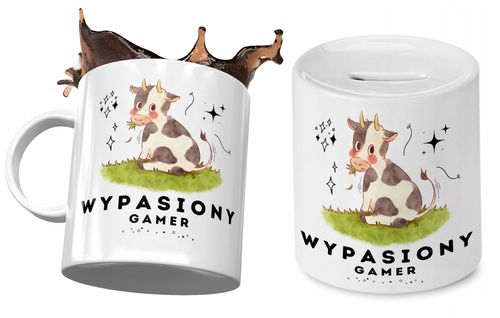 Dla Gamera Zestaw Kubek + Skarbonka Na Prezent Z Nadrukiem Ze Zdjęciem na Arena.pl