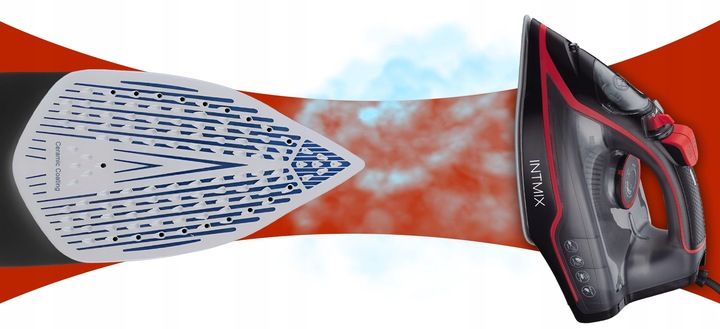 MOCNE ŻELAZKO PAROWE CERAMICZNE STRAŻAK 3000W 9w1 INNOWACJA ANTI-DRIP zdjęcie 6