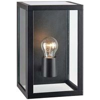 Ogrodowa LAMPA ścienna PELHAM 107113 Markslojd elewacyjna OPRAWA kinkiet zewnętrzny klatka skrzynka IP44 czarna