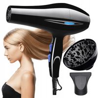 SUSZARKA DO WŁOSÓW z dyfuzorem jonizacja 2200W koncentrator zimny nawiew