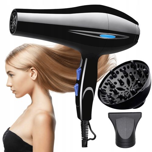 SUSZARKA DO WŁOSÓW z dyfuzorem jonizacja 2200W koncentrator zimny nawiew na Arena.pl