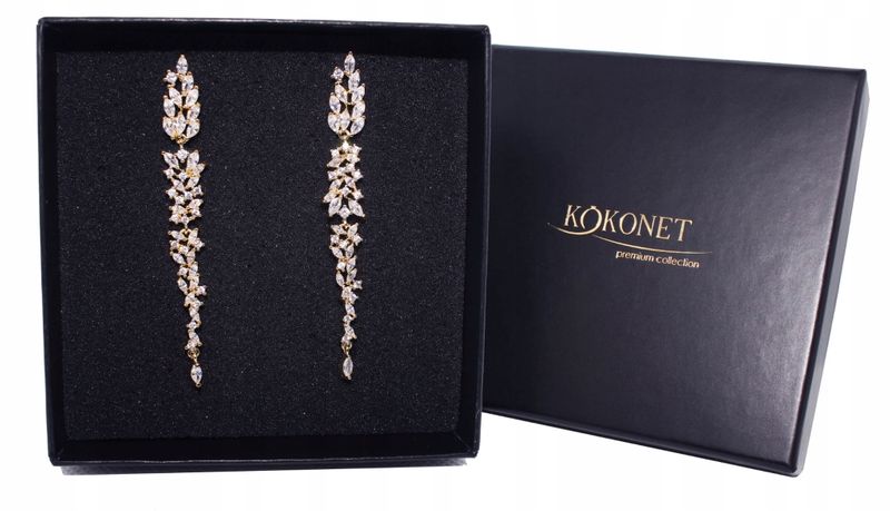 Kolczyki ślubne SPOSA gold zdjęcie 1