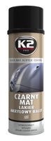 K2 LAKIER CZARNY MAT Szybkoschnąca matowa farba akrylowa, czarna, 500 ml