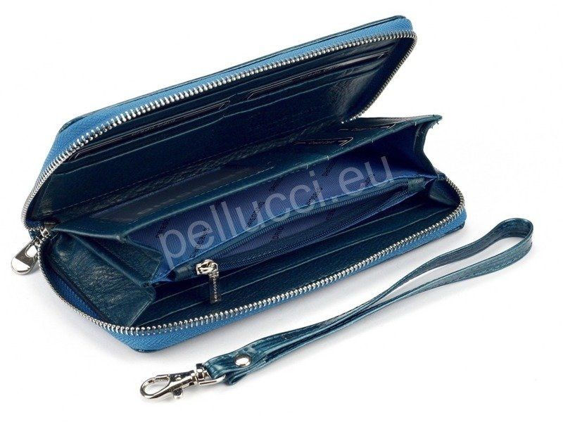 Portfel damski skórzany PELLUCCI LN-119 Czerwony zdjęcie 2