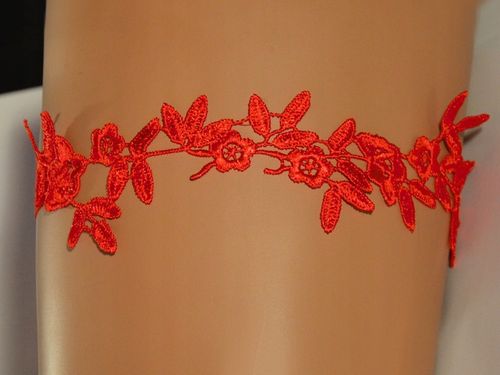 CZERWONA PODWIĄZKA studniówka podwiązki HAND MADE wysoka jakość MATURA 2024 na Arena.pl