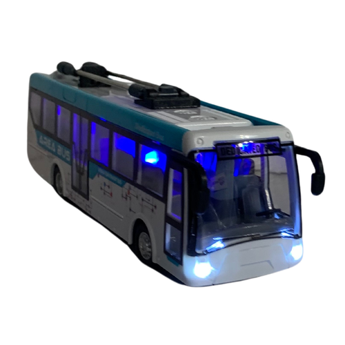 TROLEJBUS ZDALNIE STEROWANY POJAZD KOMUNIKACJA MIEJSKA EFEKTY ŚWIETLNE na Arena.pl