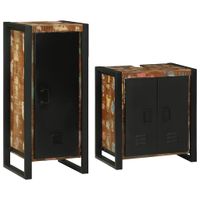 Zestaw mebli łazienkowych 2 pcs Lite odzyskane drewno