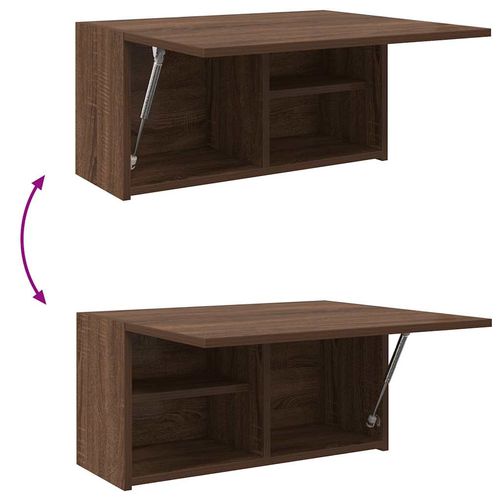 Wisząca szafka łazienkowa, brązowy dąb, 60x25x30 cm na Arena.pl