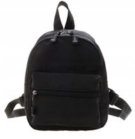 PLECAK PLECACZEK DAMSKI MAŁY TURYSTYCZNY LEKKI NA WYCIECZKĘ SPACER CZARNY