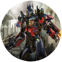 Opłatek na tort Transformers Robot Humanoidalny Samochodowy Urodziny