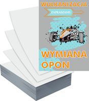 Ulotki A6 100szt reklamowe firmowe dużo wzorów WYMIANA OPON wulkanizacja