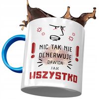 Kubek Błękitny Dla Dawida Kolegi Męża Na Prezent Z Nadrukiem Ze Zdjęciem