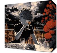 Obraz 30x30cm Wieczorne Toasty