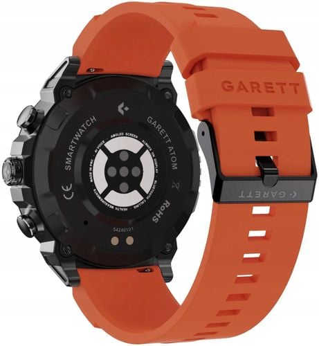 Smartwatch GARETT Atom Stalowy Czarny na Arena.pl