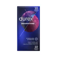 durex orgasm intense 10 szt. - prezerwatywy z wypustkami i żelem