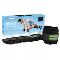 Obciążenia na kostki na rzep neoprenowe 2 x 0,5 kg Spokey FORM