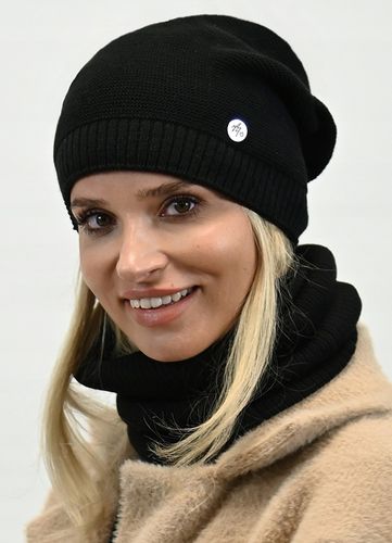 Komplet Czapka z Tubą Znakomita Jakość Czarny B1 na Arena.pl