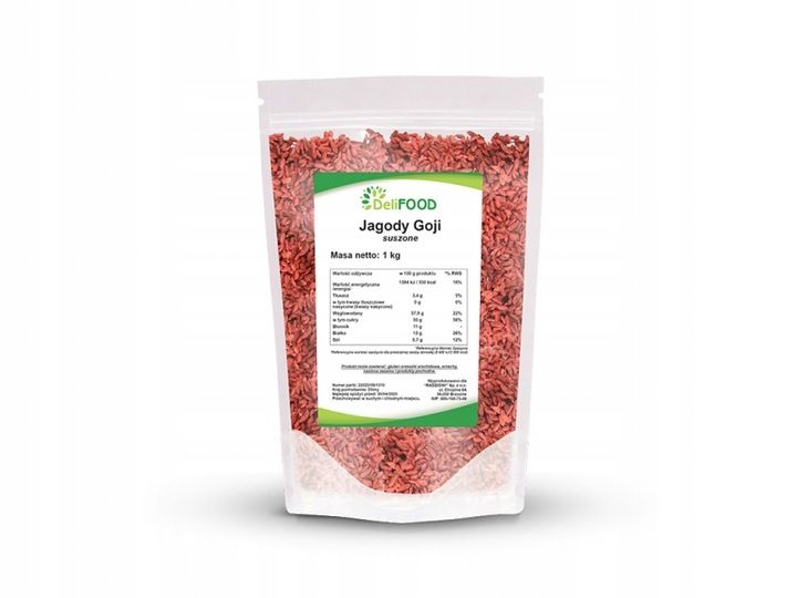 Jagody goji suszone Vivio 1000 g zdjęcie 1
