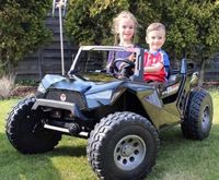 MEGA BUGGY CLASH DLA 2 DZIECI, 4 SILNIKI, 24V, MIĘKKIE SIEDZENIE i KOŁA