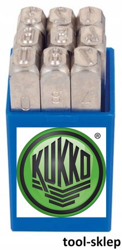 KUKKO Numeratory cyfry 2 mm Made in Germany na Arena.pl