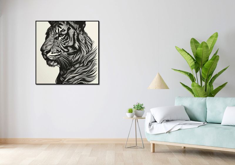Plakat 90x90cm Tygrysi Gwizd zdjęcie 4