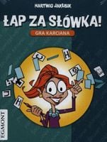 EGMONT ŁAP ZA SŁÓWKA GRY DO PLECAKA GRA KARCIANA IMPREZOWA 2-8 GRACZY 8+