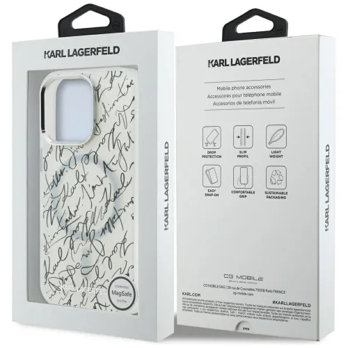 etui karl lagerfeld iml karl script pattern magsafe na iphone 16 pro na Arena.pl