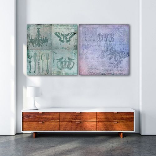Obraz na płótnie – Canvas, Napis „Love” 40x40 na Arena.pl