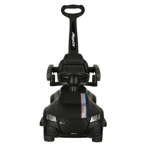 Jeździk pchacz samochód z dźwiękiem i światłami czarny na Arena.pl