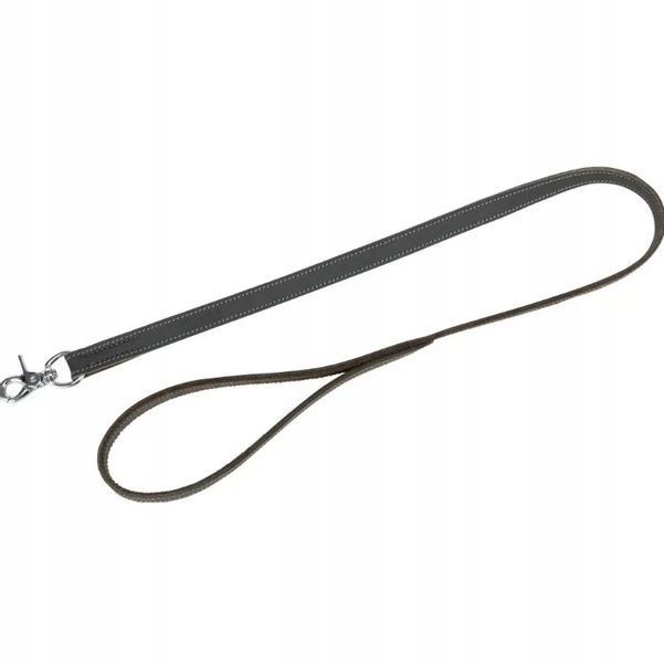 Rustic smycz gruba skóra, szara, XS-S, 1,2 m/12mm zdjęcie 1