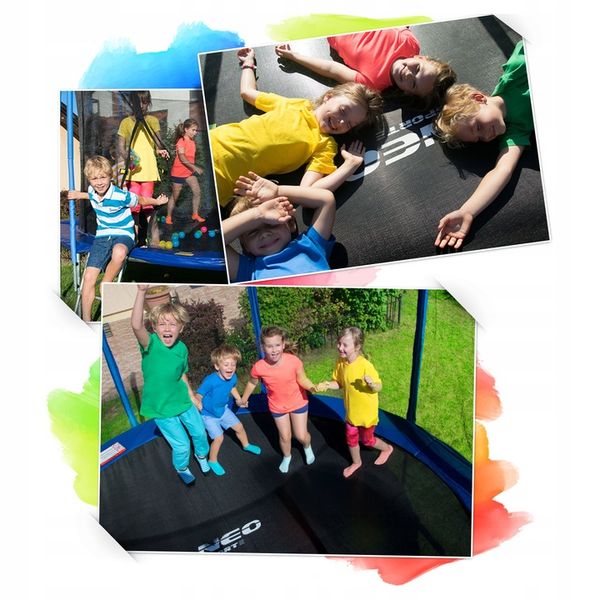 TRAMPOLINA OGRODOWA 252cm 8ft NEOSPORT model 2024 zdjęcie 2
