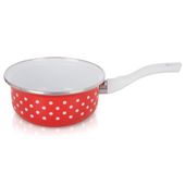 Rondelek Emaliowany Garnek do Gotowania Tradycyjny Gaz Indukcję 16 cm 950ml