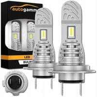 Żarówki LED H7 komplet Mocne 14000 LM 6000K LED 1:1 80W Canbus +1000%