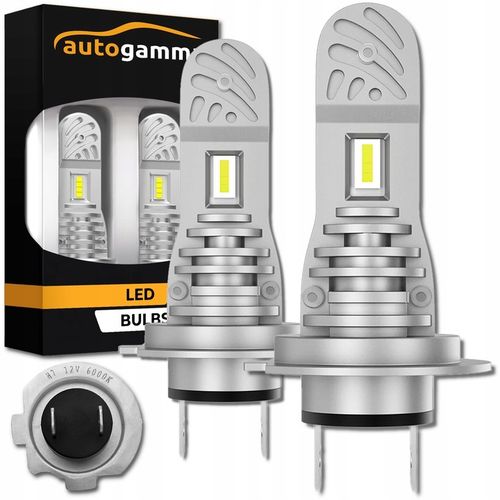 Żarówki LED H7 komplet Mocne 14000 LM 6000K LED 1:1 80W Canbus +1000% na Arena.pl