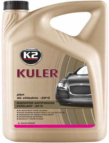 K2 Kuler -35C Różowy Płyn Chłodniczy 5L T205R Do Chłodnic Gotowy Użycia na Arena.pl