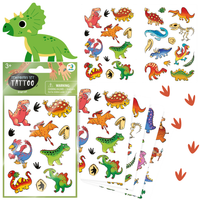 zestaw dla dzieci tatuaży dinozaury 301104
