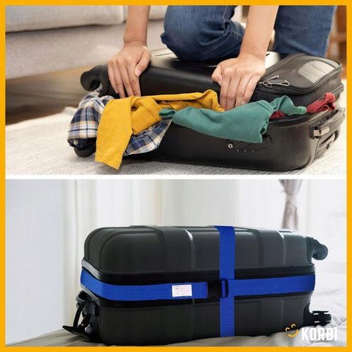 3x PAS ZABEZPIECZAJĄCY PODWÓJNY WALIZKI TORBY BAGAŻU PODRÓŻNY ZESTAW MIX2 na Arena.pl